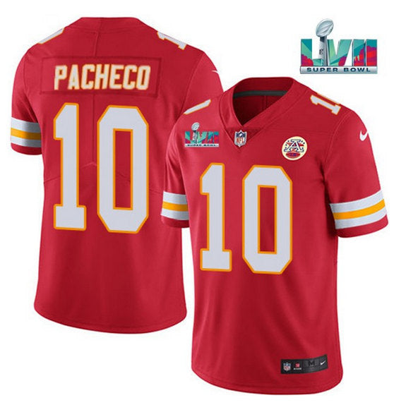 Isiah Pacheco Kansas City Chiefs red jersey