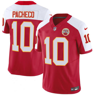 Isiah Pacheco Kansas City Chiefs red-white FUSE jersey
