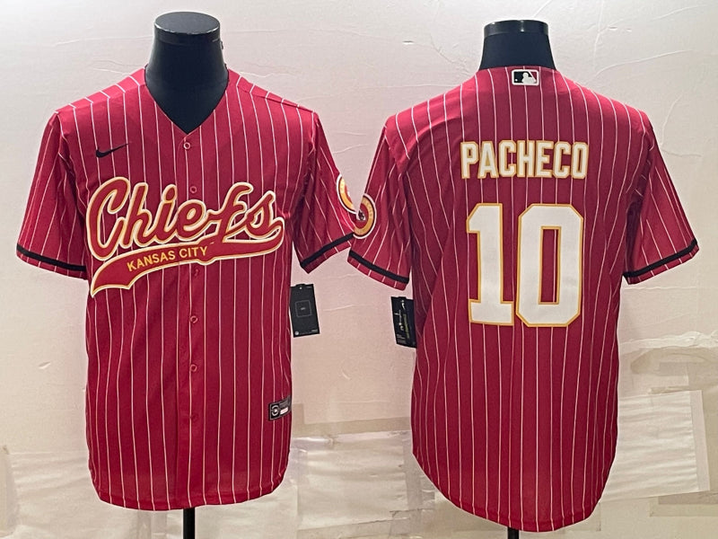 Isiah Pacheco Kansas City Chiefs red jersey