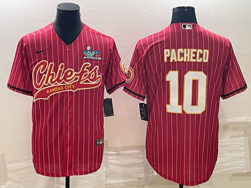 Isiah Pacheco Kansas City Chiefs red jersey