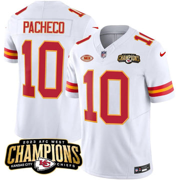 Isiah Pacheco Kansas City Chiefs white FUSE jersey