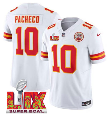 Isiah Pacheco Kansas City Chiefs white FUSE jersey