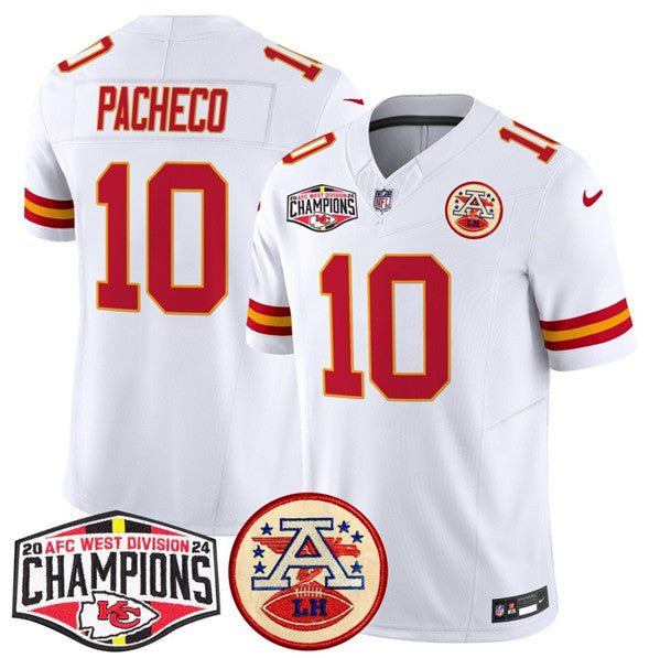 Isiah Pacheco Kansas City Chiefs white FUSE jersey