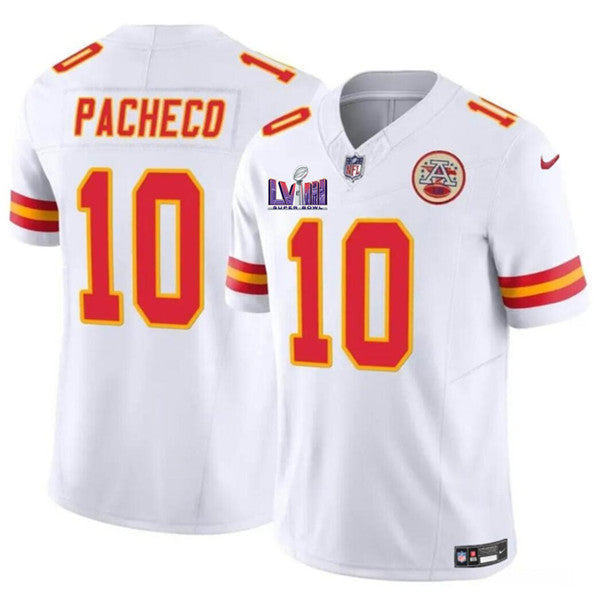 Isiah Pacheco Kansas City Chiefs white FUSE jersey
