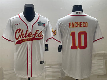 Isiah Pacheco Kansas City Chiefs white jersey