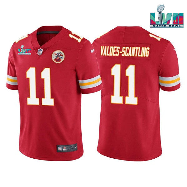 Marquez Valdes-Scantling Kansas City Chiefs red jersey