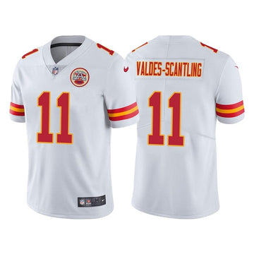 Marquez Valdes-Scantling Kansas City Chiefs white jersey
