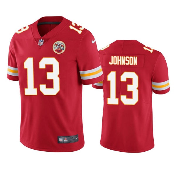 Nazeeh Johnson Kansas City Chiefs red jersey