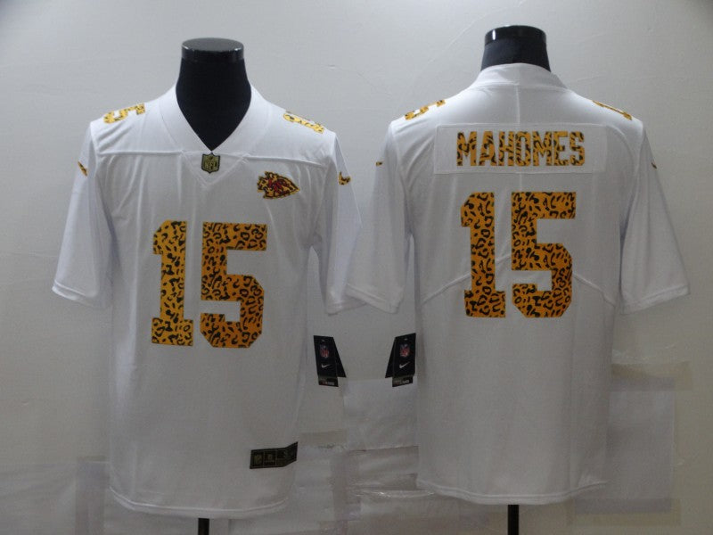 Patrick Mahomes Kansas City Chiefs white Fashion jersey