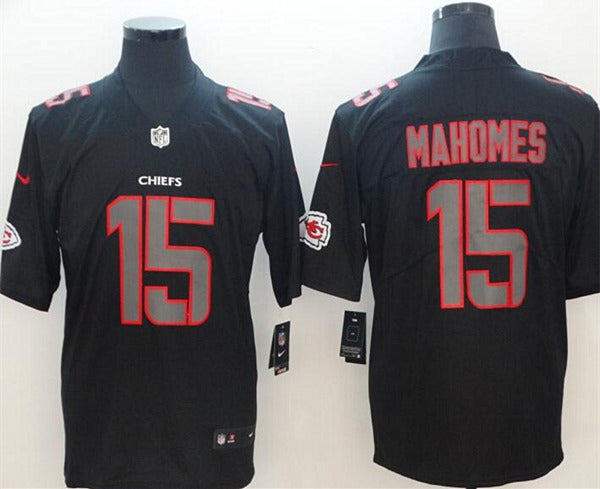 Patrick Mahomes Kansas City Chiefs black jersey