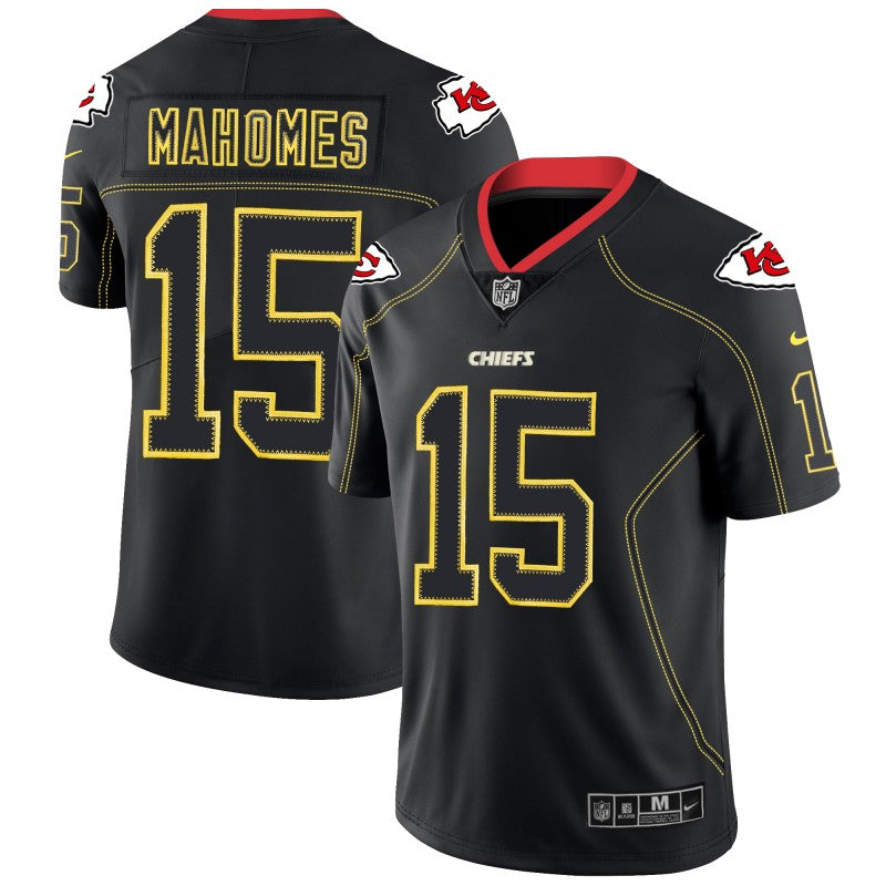 Patrick Mahomes Kansas City Chiefs black Color Rush jersey