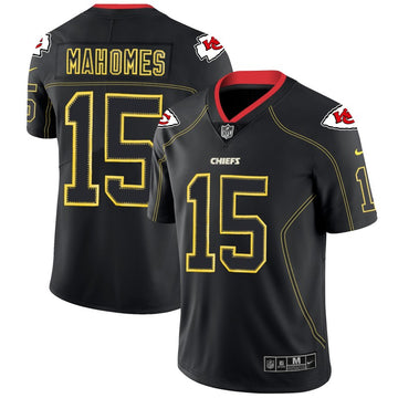 Patrick Mahomes Kansas City Chiefs black Color Rush jersey