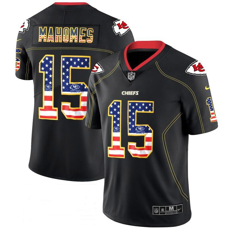 Patrick Mahomes Kansas City Chiefs black Fashion jersey