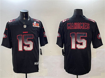 Patrick Mahomes Kansas City Chiefs black Fashion jersey