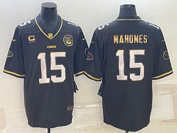 Patrick Mahomes Kansas City Chiefs black jersey