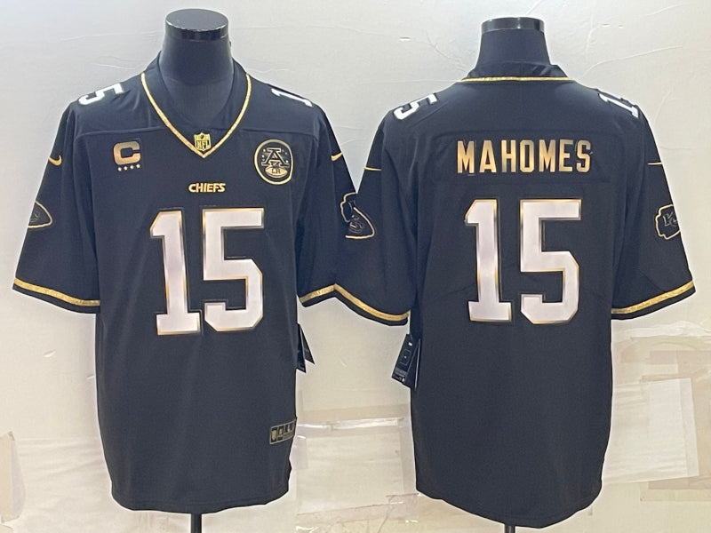 Patrick Mahomes Kansas City Chiefs black jersey