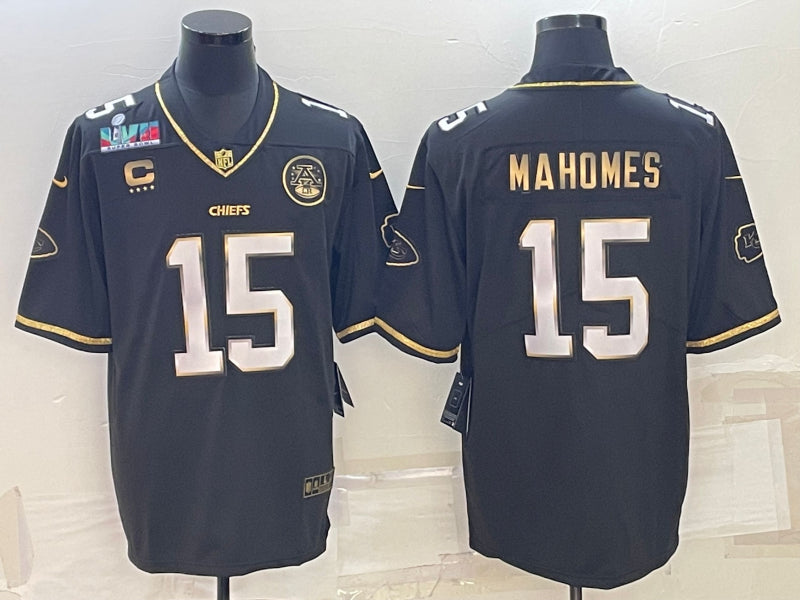 Patrick Mahomes Kansas City Chiefs black jersey