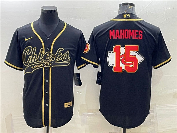 Patrick Mahomes Kansas City Chiefs black jersey