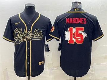Patrick Mahomes Kansas City Chiefs black jersey