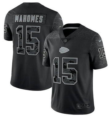 Patrick Mahomes Kansas City Chiefs black jersey