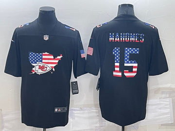 Patrick Mahomes Kansas City Chiefs black jersey