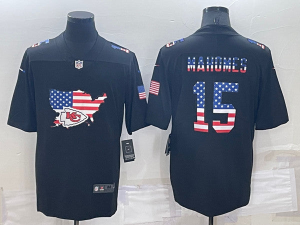 Patrick Mahomes Kansas City Chiefs black jersey