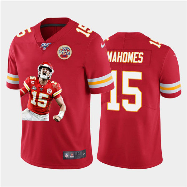 Patrick Mahomes Kansas City Chiefs red jersey