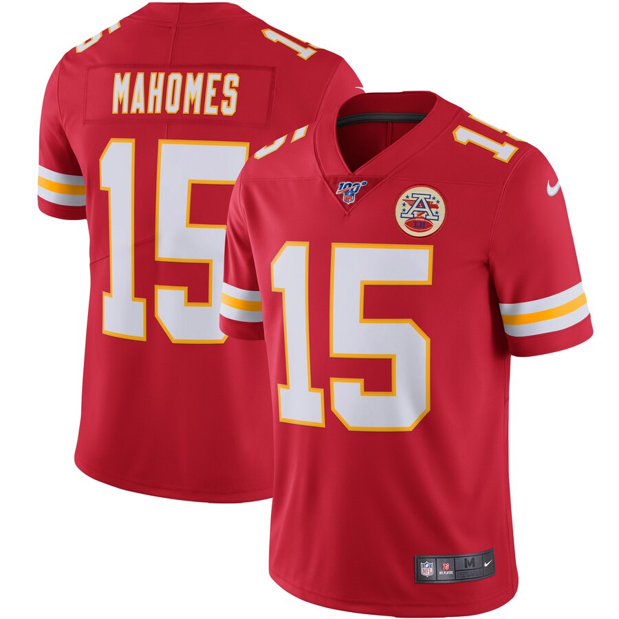 Patrick Mahomes Kansas City Chiefs red jersey