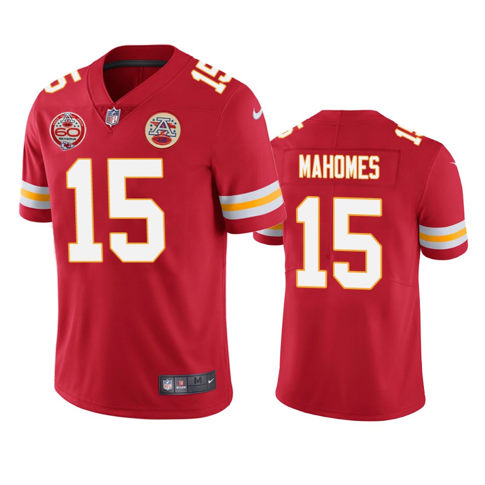 Patrick Mahomes Kansas City Chiefs red jersey