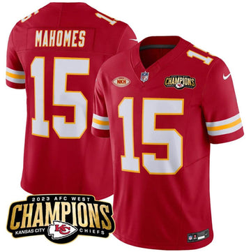 Patrick Mahomes Kansas City Chiefs red FUSE jersey