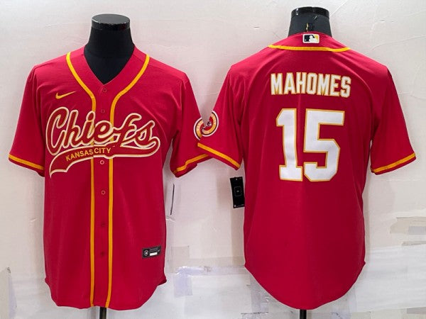 Patrick Mahomes Kansas City Chiefs red jersey