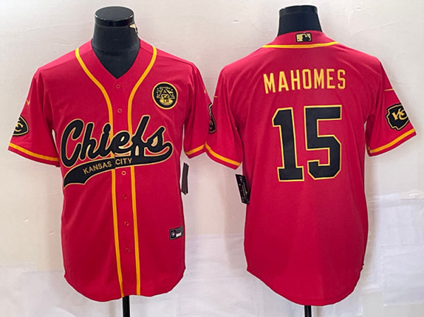 Patrick Mahomes Kansas City Chiefs red jersey
