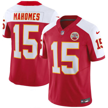 Patrick Mahomes Kansas City Chiefs red-white FUSE jersey