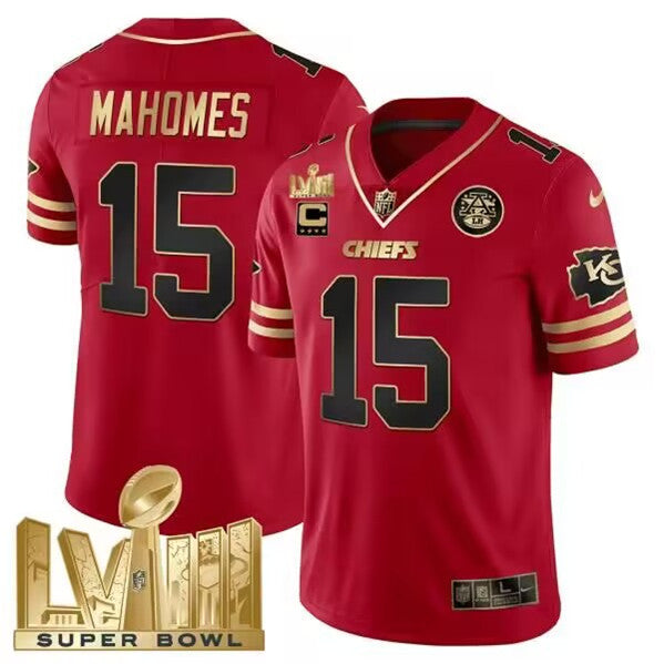 Patrick Mahomes Kansas City Chiefs red jersey