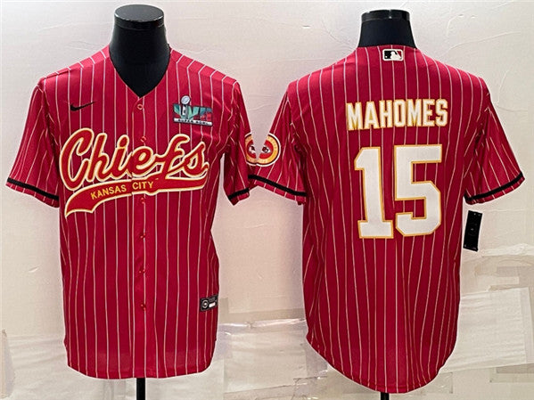 Patrick Mahomes Kansas City Chiefs red jersey