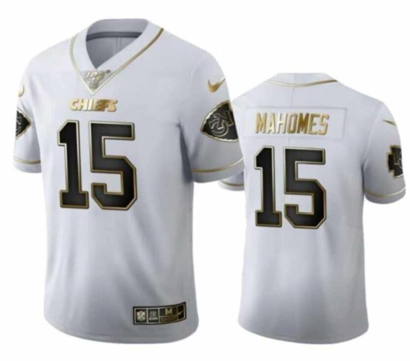 Patrick Mahomes Kansas City Chiefs white jersey