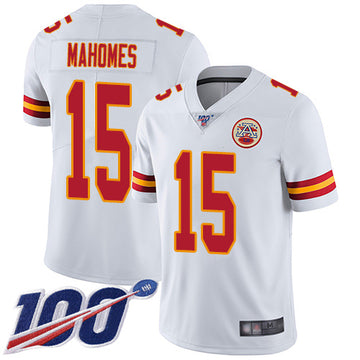 Patrick Mahomes Kansas City Chiefs white jersey