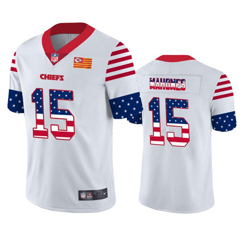Patrick Mahomes Kansas City Chiefs white Fashion jersey