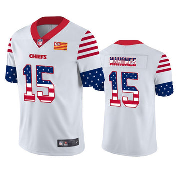 Patrick Mahomes Kansas City Chiefs white Fashion jersey