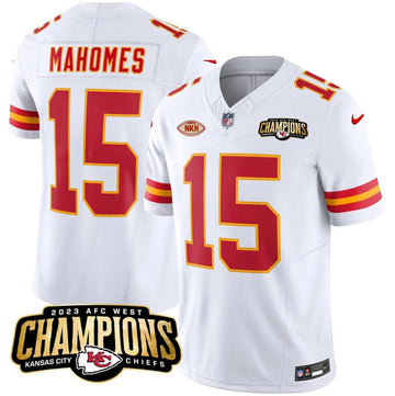 Patrick Mahomes Kansas City Chiefs white FUSE jersey