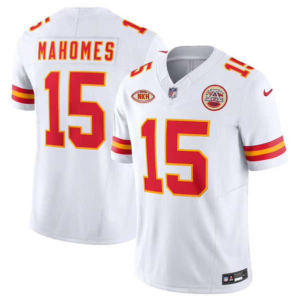 Patrick Mahomes Kansas City Chiefs white FUSE jersey