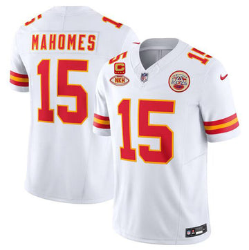 Patrick Mahomes Kansas City Chiefs white FUSE jersey