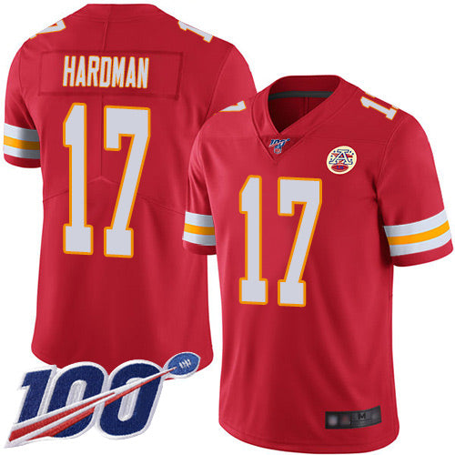 Mecole Hardman Kansas City Chiefs red jersey