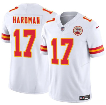 Mecole Hardman Kansas City Chiefs white FUSE jersey