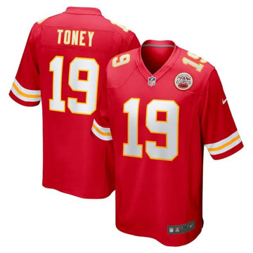 Kadarius Toney Kansas City Chiefs red Game jersey