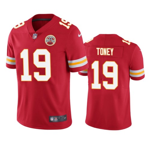 Kansas City Chiefs #19 Kadarius Toney Red Jersey