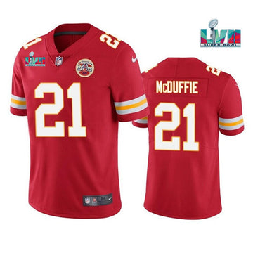 Trent McDuffie Kansas City Chiefs red jersey