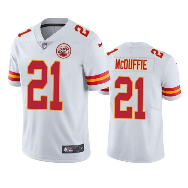 Trent McDuffie Kansas City Chiefs white jersey