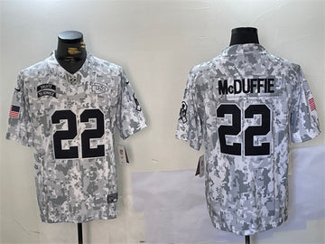 Trent McDuffie Kansas City Chiefs camo Salute To Service jersey