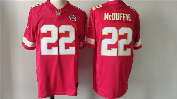 Trent McDuffie Kansas City Chiefs red FUSE jersey